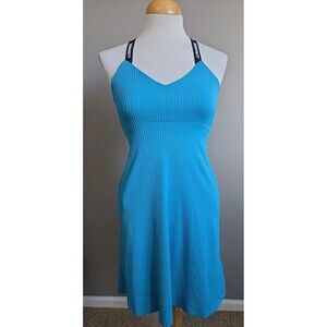 NWT J Lindeberg |Sz S| Ariana Mini Dress Enamel Blue Golf Tenniscore Summer Chic